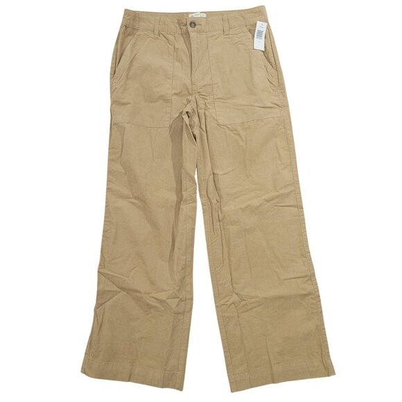 NEW Weatherproof Vintage Corduroy Womens 14 Tan Wide-Leg Pants// 26PT - Picture 3 of 8
